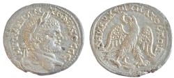 Ancient Coins - PHOENICIA, Berytus. Caracalla. AD 198-217. AR Tetradrachm (27.7 mm, 9.29 g).