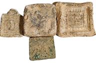 Ancient Coins - Lot  of 4 lead weight