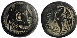 Ancient Coins - Ptolemaic Kingdom of Egypt. PTOLEMY II PHILADELPHOS. Ӕ Obol. 285-246 BC. Alexandria.
