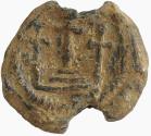 Ancient Coins - Byzantine lead seal of Paul honorary consul. (6th/7th cent.) 9.4 g - 24.6 mm
