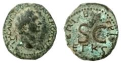 Ancient Coins - Agrippa II under Domitian. AE 20. Hendin 1326