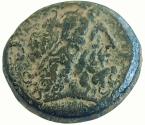 Ancient Coins - GREEK. Ptolemaic Kingdom. Ptolemy IV Philopator (221-205 BC). AE obol (23 mm, 11.1 g). Tyre mint.
