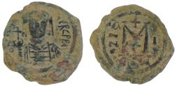 Ancient Coins - BYZANTINE,Maurice Tiberius Æ.