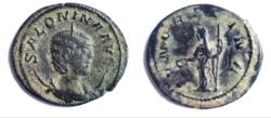 Ancient Coins - BEAUTIFUL AS FOUND. SALONINA AE ANTONINIANUS, 254-268 AD