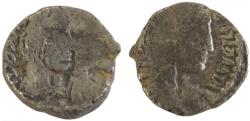 Ancient Coins - Aretas IV with shaqilat .9 BCE-40 CE.( RY 47 ).