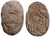 Ancient Coins - ANCIENT CANAANITE . STONE SCARAB. 1550 - 1200 B.C