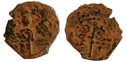 World Coins - CRUSADER STATES.Principality of Antioch.Tancred AD 1104-1112.AE.Follis.3rd type. Standing figure of Saint Peter