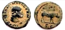Ancient Coins - Trajan 98-117 Æ Quadrans