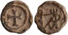 Ancient Coins - Ancient BYZANTINE LEAD. (8th-9th centuries).