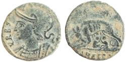 Ancient Coins - City Commemorative . A.D. 330-354. Æ VRBS ROMA