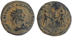 Ancient Coins - Carinus AD 283-285. Cyzicus.