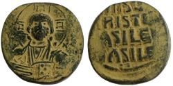Ancient Coins - Anonymous Folles. temp. Basil II & Constantine VIII, circa 976-1025. Æ Follis