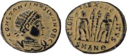 Ancient Coins - Constantine II, as caesar (Constantine I, 306-337), Nummus, Antiochia, AD 335; AE