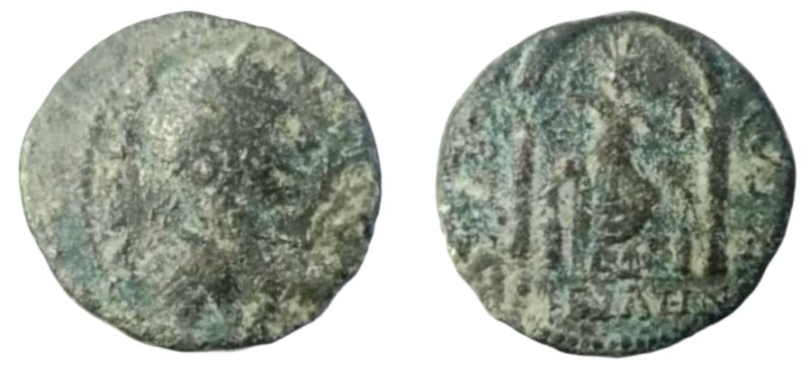 Decapolis Abila Elagabalus Ad 218 222 Ae 26mm 10 4g Greek Coins