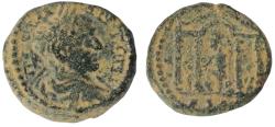 Ancient Coins - SYRIA, Decapolis. Petra. Geta, as Caesar. 198-209 AD. AE