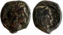 Ancient Coins - NABATAEA. Aretas IV with Huldu 9 BC-AD 40.