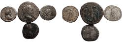 Ancient Coins - Lot of 4 Roman coins ,silver AR