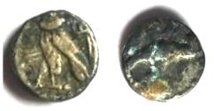 Ancient Coins - Phoenicia, Tyre. 357-337 BC. 1/24 Shekel. Owl / Dolphin