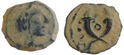 Ancient Coins - Nabataean Kingdom. Aretas IV, 9 BC-AD 40. Æ