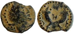 Ancient Coins - Aretas IV, 9 BC-AD 40. Barbarian style