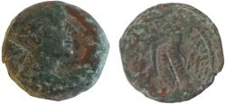 Ancient Coins - PTOLEMAIC KINGS of EGYPT. Kleopatra VII Thea Neotera. 51-30 BC. Æ Obol – 40 Drachmae (21.8 mm, 10.1 g). Alexandreia mint.