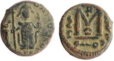 Ancient Coins - Arab-Byzantine, Fals, 680s-690s, Dimashq, , Bronze