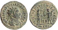 Ancient Coins - Diocletian AD 284-305. Antioch Antoninian Æ