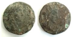 Ancient Coins - Syria, Decapolis. Gadara. Claudius. A.D. 41-54. AE 16 (16.4 mm, 4.1 g).