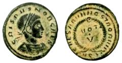 Ancient Coins - Crispus, Caesar, 316-326. Follis (Bronze, 19.6mm, 2.9)