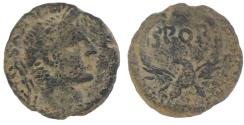 Ancient Coins - Judaea Samaria Caesarea Maritima under Severus Alexander AE