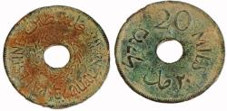 World Coins - Palestine 1942 20 Mil