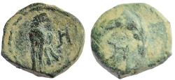 Ancient Coins - NABATAEA. Aretas IV. 9 BC-AD 40. Æ (11.5  mm, 1.5 g). Petra mint.