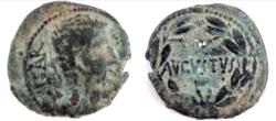 Ancient Coins - SYRIA, Seleucis and Pieria. Antioch. Augustus. 27 BC-AD 14. Æ. Struck circa 27-23 BC.
