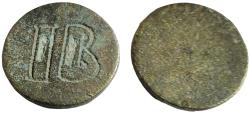 Ancient Coins - Ancient bronze weight with IB