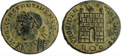 Ancient Coins - CONSTANTIUS II. AE, Follis. 326 AD. Rome mint.