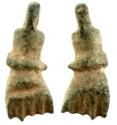 Ancient Coins - Roman Hand Pendant 1st-2nd century AD. A bronze pendant in the form of a hand