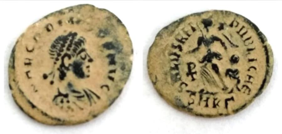 Arcadius Ae Cyzicus Ad 3 392 Roman Imperial Coins