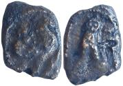 Ancient Coins - Fouree ,Phoenicia. Tyre Æ/AR 1/16 Shekel