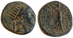 Ancient Coins - SELEUKID KINGS, Demetrios III Eucaerus. AE20, Damaskos mint, 97-87 BC