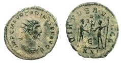 Ancient Coins - Carinus. A.D. 283-285. AE antoninianus (21.6 mm, 4.6 g). Antioch mint,