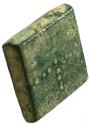 Ancient Coins - ANCIENT LATE ROMAN/ BYZANTINE BRONZE WEIGHT. 400 - 700 A.D WITH N = 1 NUMISMATA