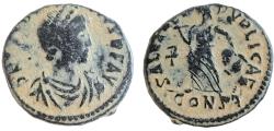 Ancient Coins - Arcadius AE Constantinople. AD 383-408.