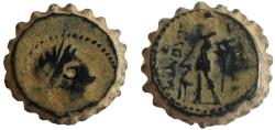 Ancient Coins - Seleukid Kingdom. Seleukos IV Philopator. 187-175 B.C. serrate AE