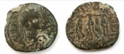 Ancient Coins - DECAPOLIS. GADARA. GORDIAN III WITH THE THREE GRACES. AE 23.5MM . 9.4GM