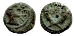 Ancient Coins - Tiberius. Æ ,AD 14-37. Gadara in Decapolis, CY 92 (AD 28/9).RARE