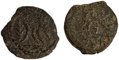Ancient Coins - Judaea, Herodian Kings. Herod I 'the Great'. 40-4 BC. AE 2 Prutah