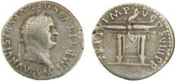 Ancient Coins - Titus.Silver denarius 3.1 g .AD 89-81.Rome