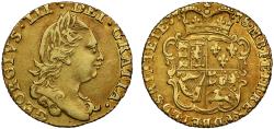 World Coins - George III 1778 Half-Guinea, fourth head, rare date