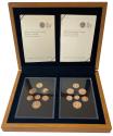 World Coins - Elizabeth II 2008 gold proof Set Emblems and Royal Shield