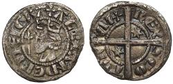 World Coins - Scotland, Alexander III Halfpenny, second coinage, Berwick Mint, star mullet rev.